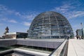 Glass Dome Of The Reichstag Royalty Free Stock Photo