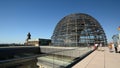 The glass dome of Reichstag. Berlin. Germany Royalty Free Stock Photo