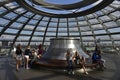Glass Dome of the Reichstag, Berlin Royalty Free Stock Photo