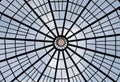 Glass dome structure, bottom view, Rio Royalty Free Stock Photo