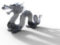 Glass dragon - shadow casting