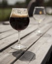 Glass of draught beer Royalty Free Stock Photo