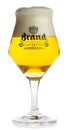 Glass of Dutch Brand Saison beer