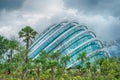 Glass enclosure, Gardens by the Bay, Singapore Royalty Free Stock Photo