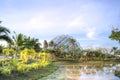Glass enclosure, Gardens by the Bay, Singapore Royalty Free Stock Photo