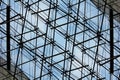 Glass facade - architectural detail Royalty Free Stock Photo