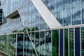 Glass facade in 3D Royalty Free Stock Photo