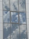Glass facade design of a modern building Royalty Free Stock Photo