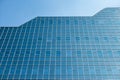 Glass facade modern office building in Dutch city Utrecht Royalty Free Stock Photo