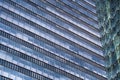 Glass Facade Of Modern Office Buildings With Reflections Of Neighboring Towers In The City Of Vienna Royalty Free Stock Photo