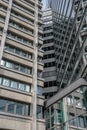 Glass Facade Of Modern Office Buildings With Reflections Of Neighboring Towers In The City Of Vienna Royalty Free Stock Photo