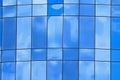 Glass facade of a typical high-rise building Royalty Free Stock Photo