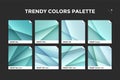 Glass facet gradient template, vector icon Royalty Free Stock Photo