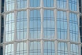 Glass fasade of office building in Moscow