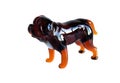 Glass figurine of the dog Royalty Free Stock Photo