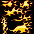 Glass Flames Symbols