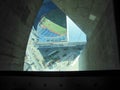 Glass floor in CN Tower, Toronto. Ontario, Canada. Royalty Free Stock Photo