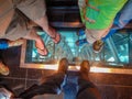 Glass floor Sky Tower breathtaking elevator