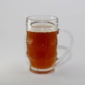 A glass of fresh beer