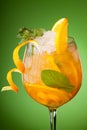 Glass of fresh orange juice Royalty Free Stock Photo