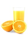 A Glass of Fresh orange juice Royalty Free Stock Photo