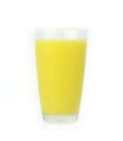 Glass of fresh sweet corn juice Royalty Free Stock Photo