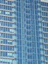 Glass front of skyscraper Royalty Free Stock Photo