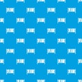 Glass gate pattern seamless blue