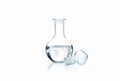 Glass. Glass carafe isolated on white background