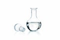 Glass. Glass carafe isolated on white background