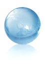 Glass globe of World