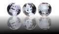 Glass Globes Background Royalty Free Stock Photo
