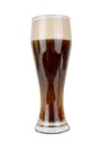 glass goblet with foamy beer Royalty Free Stock Photo