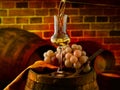 Glass of grappa Royalty Free Stock Photo