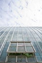 Glass greenhouse cupola