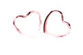 Glass heart, fragile love background, valentines day concept,