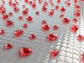 Glass hearts