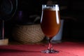 A Glass of Homemade Beer Royalty Free Stock Photo