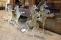 Glass horses Royalty Free Stock Photo