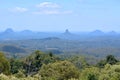 Glass House Mountains in the Sunshine Coast, Australia Royalty Free Stock Photo