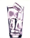 Glass with ice