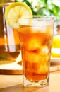 Glass of ice tea Royalty Free Stock Photo