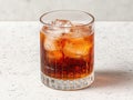 glass of iced drink Royalty Free Stock Photo
