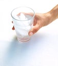 Glass of iced water
