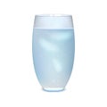 Glass of iced water