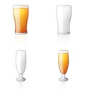 Glass Icon Set 60d Royalty Free Stock Photo