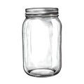 glass jam jar ai generated