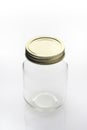 Glass Jar With Metal Lid