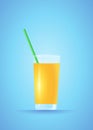 A glass of juice straw background