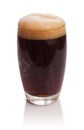 Glass of kvass with froth Royalty Free Stock Photo